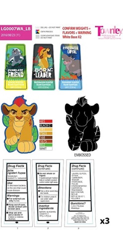 Label (Lion Guard 3 Pack Label)
